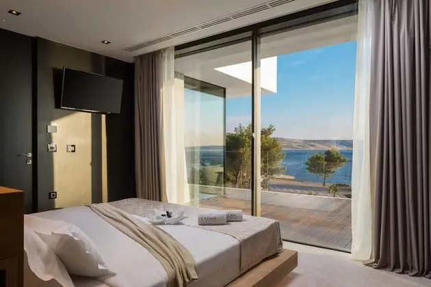 Deluxe Villa, 4 Yatak Odası, Kişiye Özel Havuzlu, Deniz Manzaralı