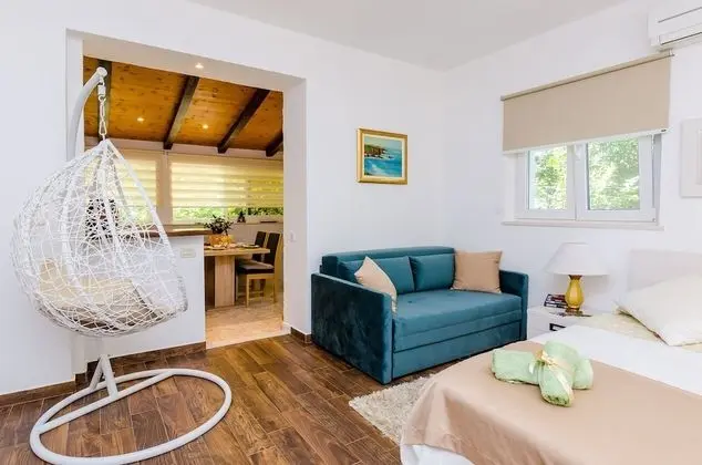 Studio apartment with patio