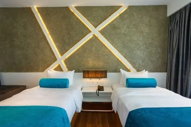 Deluxe İki Ayrı Yataklı Oda, 2 Tek Kişilik Yatak, Kısmi Deniz Manzaralı