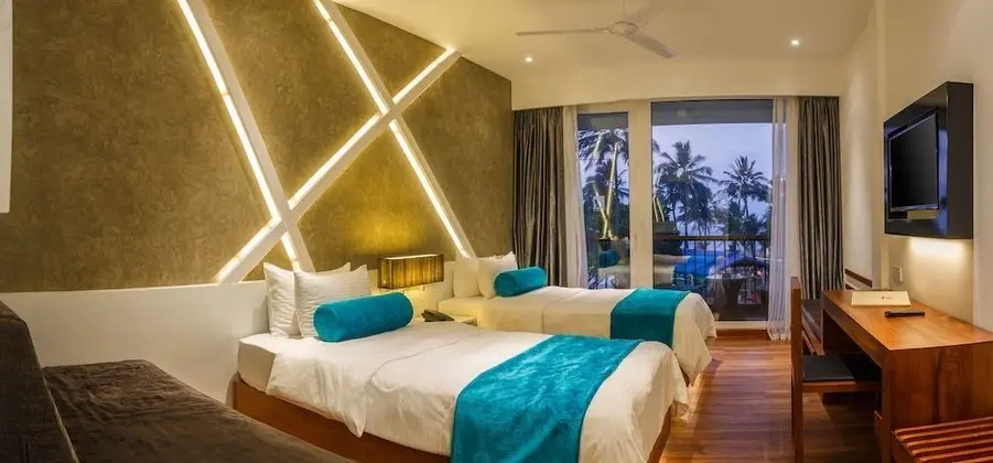 Deluxe İki Ayrı Yataklı Oda, 2 Tek Kişilik Yatak, Kısmi Deniz Manzaralı