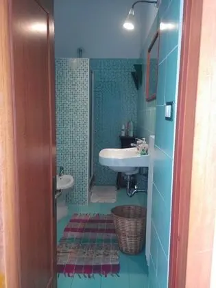 Economy Tek Büyük Yataklı Oda, Ortak Banyo (Blu)