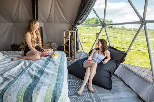 Luxury Çadır, 1 En Büyük (King) Boy Yatak, Üzüm Asması Manzaralı