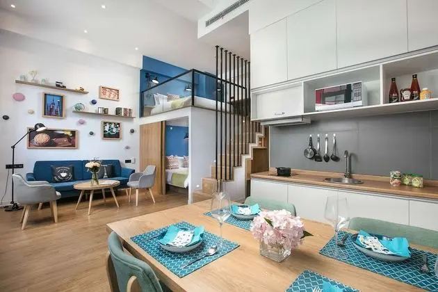 Deluxe Çatı Katı (Loft), 2 Büyük (Queen) Boy Yatak