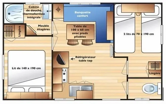 Comfort Karavan, 2 Yatak Odası