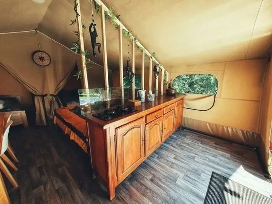 Family Çadır, 2 Çift Kişilik Yatak, Tepe Manzaralı (4 pers.)