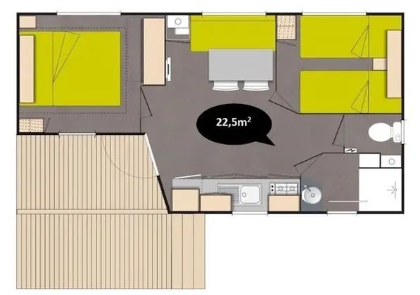 Classic Karavan, 2 Yatak Odası