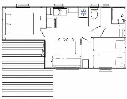 Premium Karavan, 2 Yatak Odası