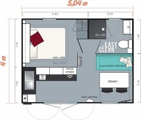 Superior Karavan, 1 Yatak Odası