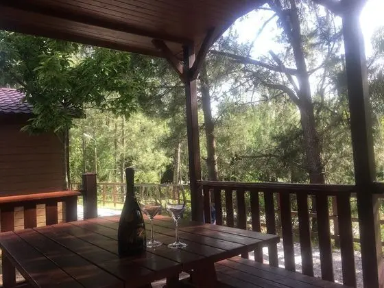 Family Bungalov, 2 Yatak Odası, Teras, Bahçe Manzaralı