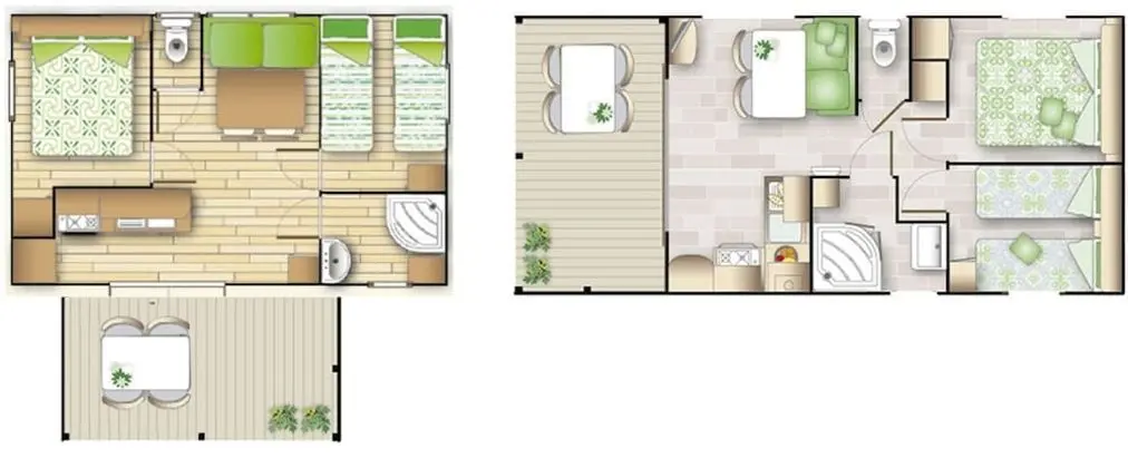 Karavan, 2 Yatak Odası