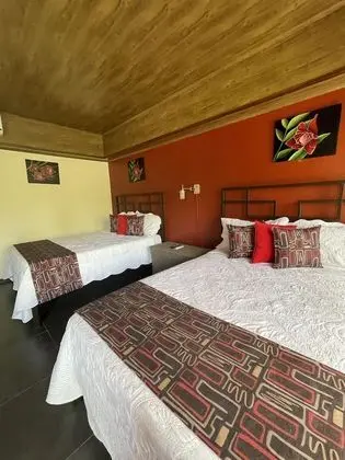 Deluxe Dört Kişilik Oda, 2 Çift Kişilik Yatak, Bahçe Manzaralı