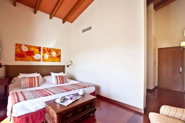 Deluxe Tek Büyük Yataklı Oda, Balkon, Bahçe Manzaralı