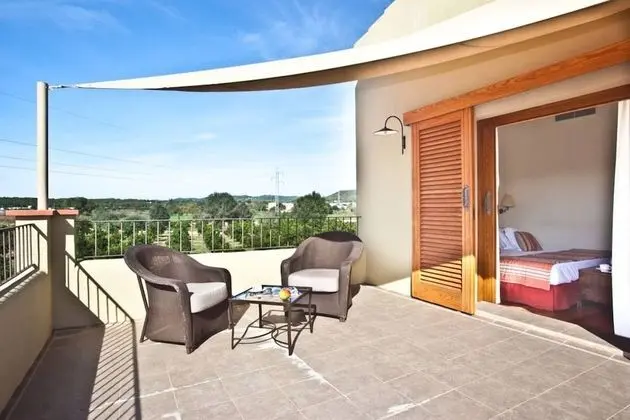 Deluxe Tek Büyük Yataklı Oda, Balkon, Bahçe Manzaralı