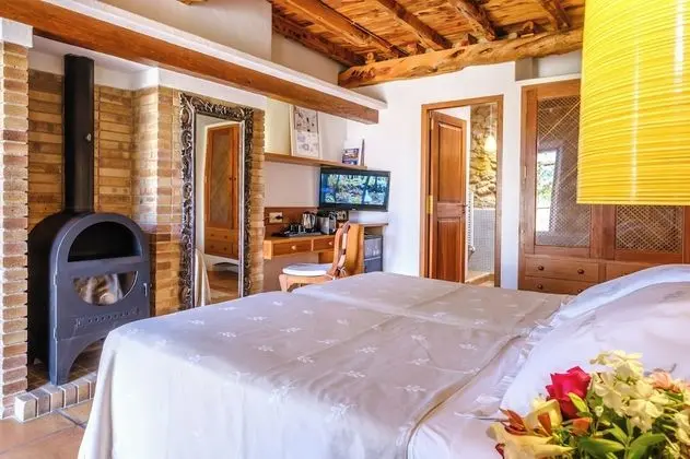 Deluxe Tek Büyük Yataklı Oda, Teras, Bahçe Manzaralı