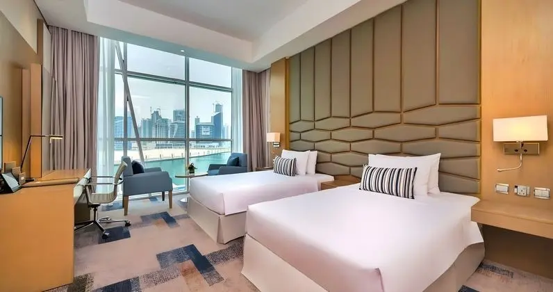 Premium Room Burj Khalifa view with free access to Hotel's private beach at Palm - Jumeirah