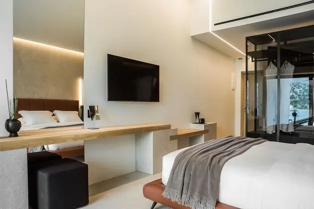 Çatı Katı Süiti (Penthouse), 1 Büyük (Queen) Boy Yatak, Sıcak Su Havuzu, Deniz Manzaralı