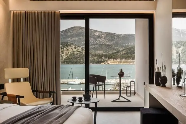 Çatı Katı Süiti (Penthouse), 1 Büyük (Queen) Boy Yatak, Sıcak Su Havuzu, Deniz Manzaralı