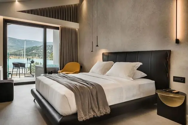 Çatı Katı Süiti (Penthouse), 1 Büyük (Queen) Boy Yatak, Sıcak Su Havuzu, Deniz Manzaralı