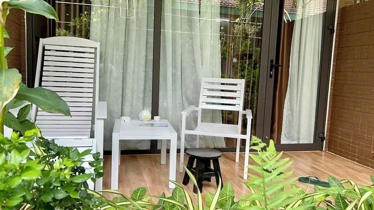 Standard Üç Kişilik Oda, Bahçe Manzaralı