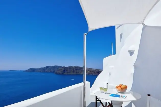 Honeymoon Süit, Deniz Manzaralı (Outdoor Hot Tub, Caldera View)