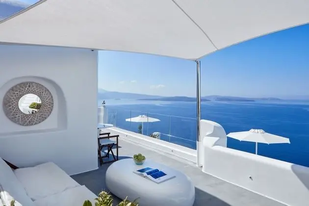 Süit, Kişiye Özel Havuzlu, Deniz Manzaralı (Master, Caldera view, Infinity Pool)