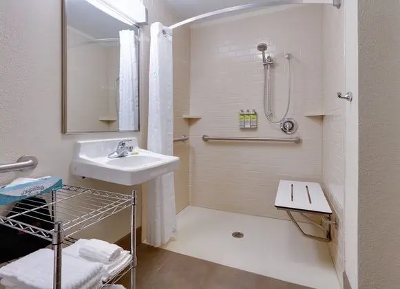 Süit, 1 Büyük (Queen) Boy Yatak, Engellilere Uygun (Mobility Roll-In Shower)
