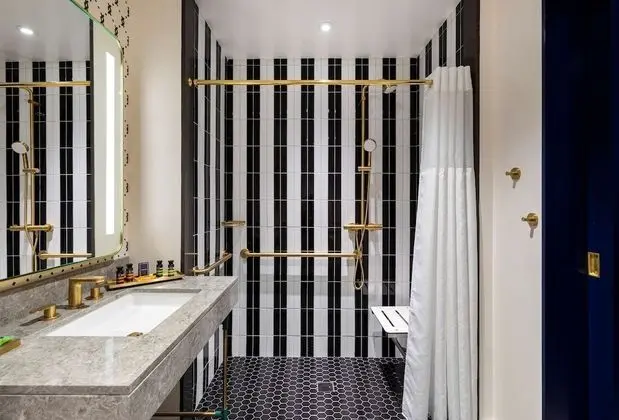 Standard Oda, 1 En Büyük (King) Boy Yatak, Engellilere Uygun (Roll-In Shower)
