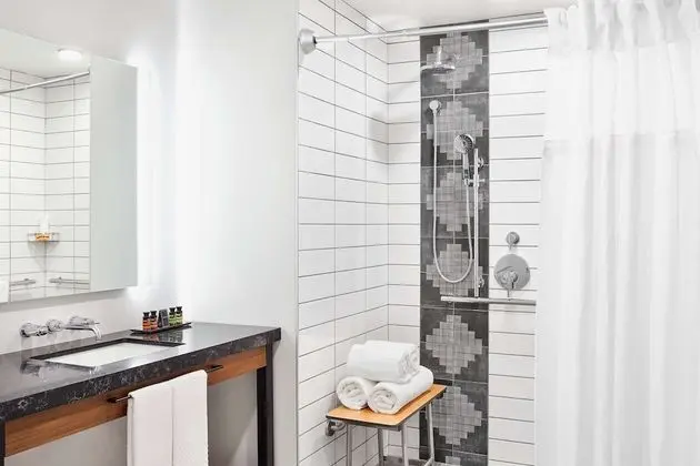 Premium Oda, 2 Büyük (Queen) Boy Yatak, Engellilere Uygun (Roll-In Shower)