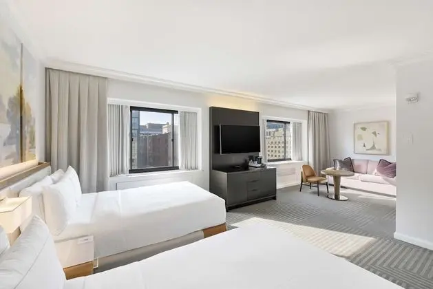 Deluxe Oda, 2 Çift Kişilik Yatak, Şehir Manzaralı