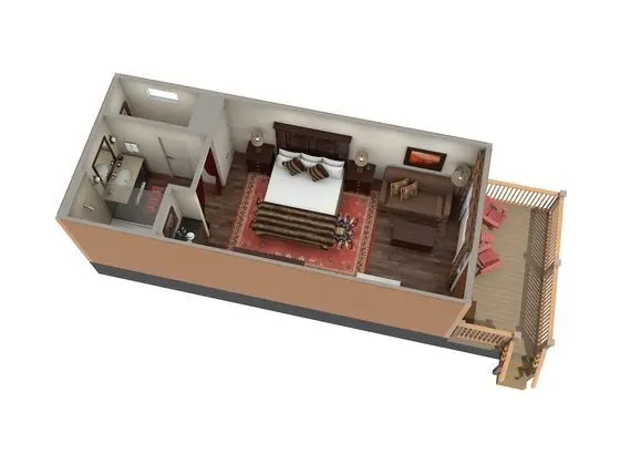 Red Cliff View King Cabin