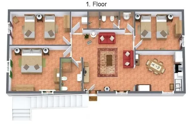 Apart Daire, 3 Yatak Odası