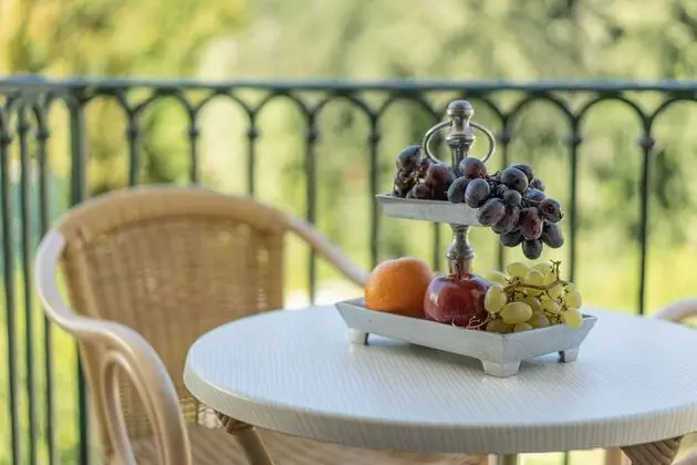 Standard Tek Büyük Yataklı Oda, Balkon, Bahçe Manzaralı