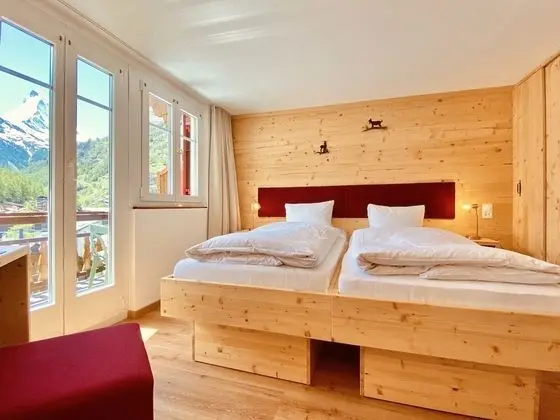 Deluxe Tek Büyük Yataklı Oda, Balkon (Matterhornblick)