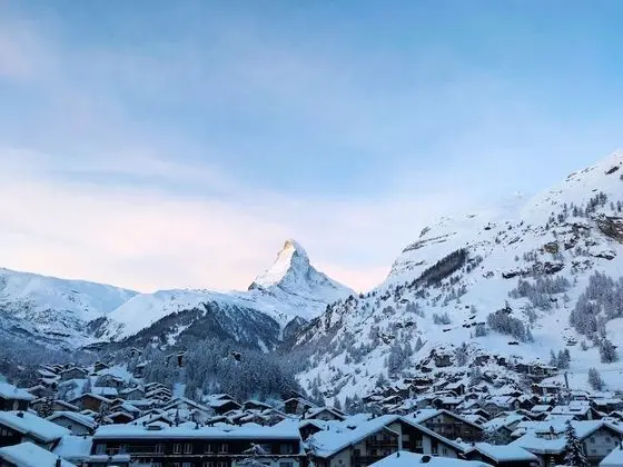 Deluxe Tek Büyük Yataklı Oda, Balkon (Matterhornblick)