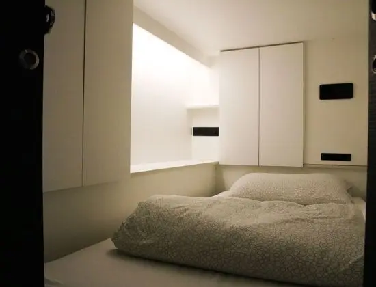 Capsule with Shared Bathroom