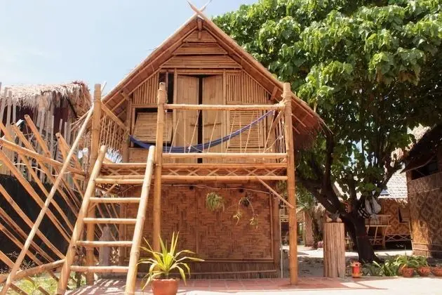 Bamboo Cottage with Fan
