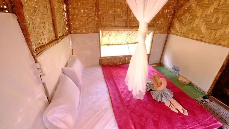 Bamboo Cottage with Fan