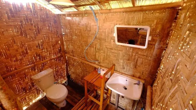 Bamboo Cottage with Fan