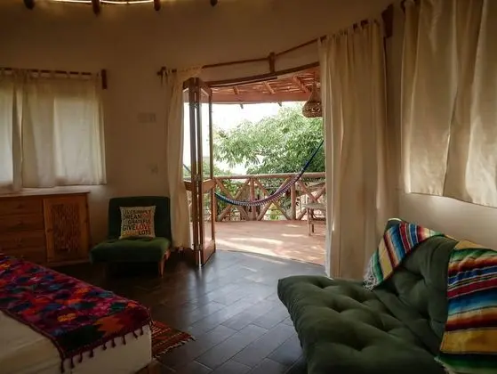 Family Bungalov, 1 Yatak Odası, Bahçe Manzaralı