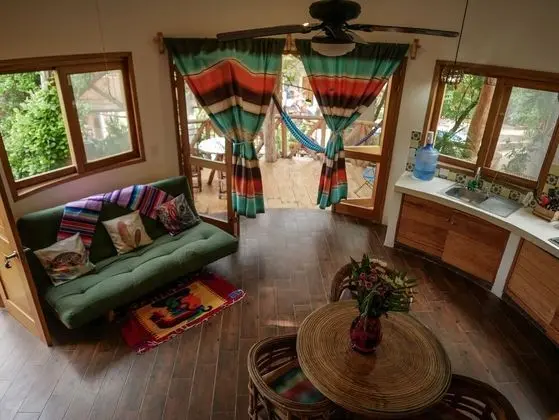 Family Bungalov, 1 Yatak Odası, Bahçe Manzaralı