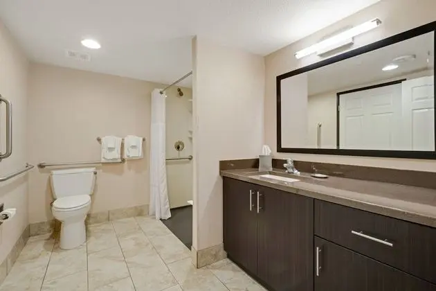 1BR ADA Roll In Shower - King Bed, Full Kitchen