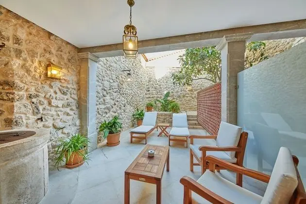 Deluxe Tek Büyük Yataklı Oda, 1 En Büyük (King) Boy Yatak, Teras, Avlu Manzaralı (Edificio Anexo)