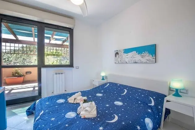 Family Apart Daire, Birden Çok Yatak, 2 Banyolu (Casa Alice with shared pool sea view)