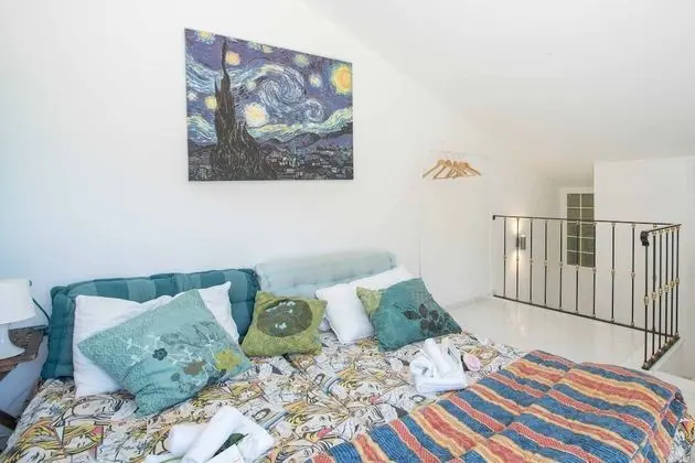 Family Apart Daire, Birden Çok Yatak, 2 Banyolu (Casa Alice with shared pool sea view)