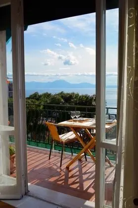 Panoramic Tek Büyük Yataklı Oda, Balkon, Deniz Manzaralı