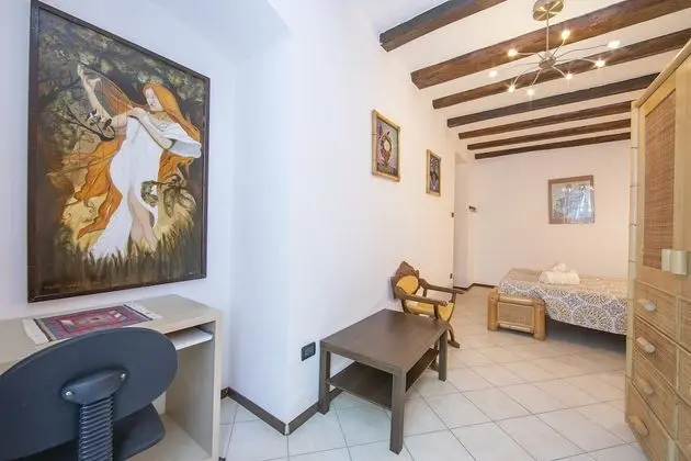 Family Apart Daire, 1 Çift Kişilik Yatak ve Çekyat (Casa Azzurra 150mt From Lake)