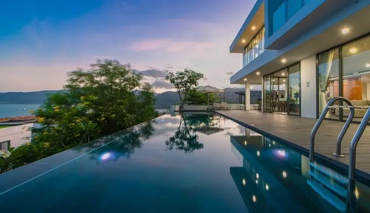 Luxury Villa, 5 Yatak Odası, Okyanus Manzaralı, Okyanusa Sıfır