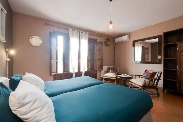 İki Ayrı Yataklı Oda, Ortak Banyo, Manzaralı (Alhambra, Terrace Access)