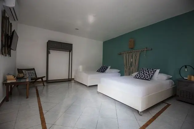 Deluxe Tek Büyük Yataklı Oda, 2 Çift Kişilik Yatak