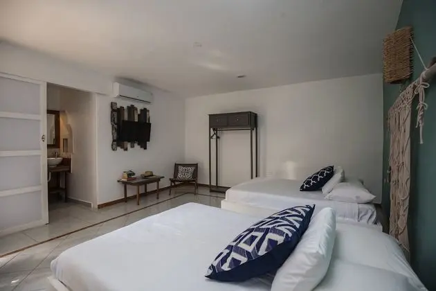 Deluxe Tek Büyük Yataklı Oda, 2 Çift Kişilik Yatak